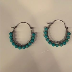 Silver & Blue hoops